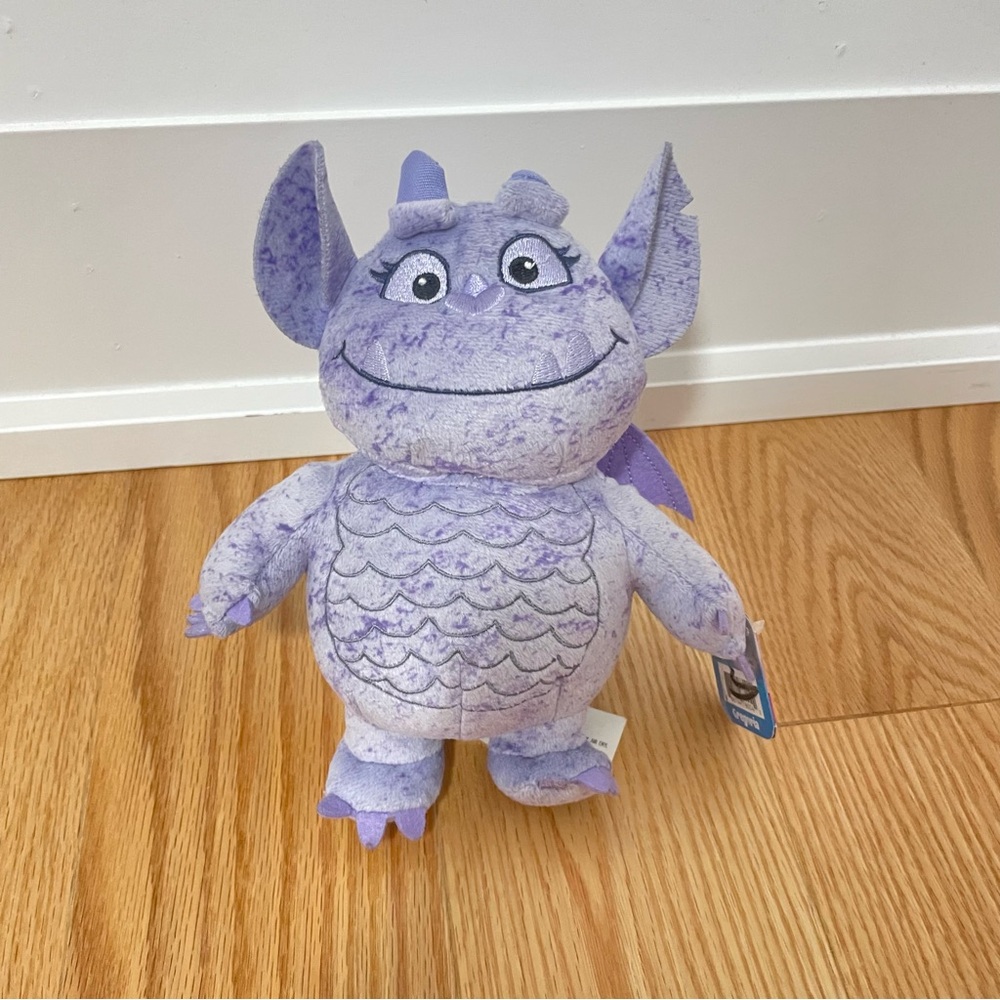 Disney Lavender Plush Dragon Toy